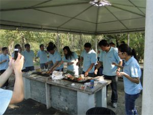 BBQ in Gucun Park, Autumn 2014